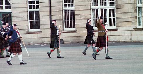 bands march off parade