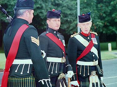 Bde Monro (right) new Colonel of the Regiment