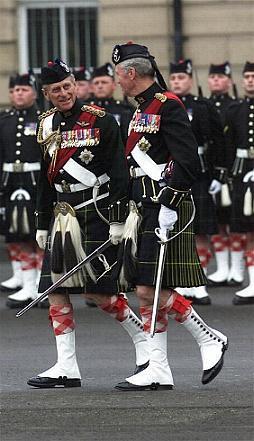 HRH Duke of Edinburgh and Gen Mackenzie