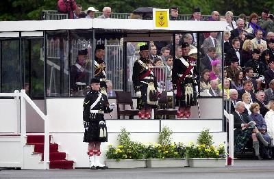 Royal Party saluting dias