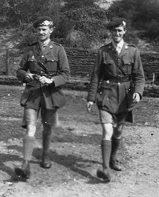 Gordon Llewellyn Griffiths (1888 - 1943). Lovat Scouts. Pictured Right with unidentified colleague.